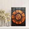 thumbnail image 2 of Qisvanset Framed Canvas Wall Art 12x16 Inch Spiral Dot Tree Ring Abstract Boho Home Wall Decor, 2 of 5