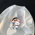 thumbnail image 4 of Camiseta Crayon Shin-Chan de manga corta con estampado de dibujos animados de Anime, edición coreana, holgada, Ins, Sweet Cool Y2K Sweetheart, 4 of 4