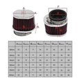 thumbnail image 5 of Universal 38 42 45 50 55 60mm Mushroom Head Motorcycle Carburetor Air Filter, 5 of 5