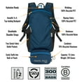 thumbnail image 5 of ChicoBag® Travel Pack rePETe™ Compact Recycled Backpack - Poseidon, 5 of 9