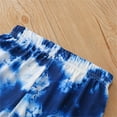 thumbnail image 4 of Odeerbi Kids Two-piece Set Toddler Boys Summer Tie-Dyed Outfits Baby Print Short Sleeve Clothes Set Multicolor, 4 of 9