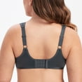 thumbnail image 2 of MELENECA Underwire Minimizer Bra for Women Anthracite 36G, 2 of 4