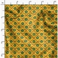 thumbnail image 2 of Soimoi Yellow Fabric - By the Yard - 42 Inch Wide - Geometric Floral Textile - Contemporary and Stylish Designs for Fashion and Crafts Printed Fabric, 2 of 6