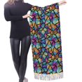 thumbnail image 4 of Shawl Wraps for Women - Colored Glass1 Oversized Fall Winter Fashion Blanket Scarf for Women, 4 of 6