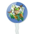 thumbnail image 2 of Tree Frog Selfie Picture Rainforest Cupcake Picks Toppers Decoration Set of 6, 2 of 7