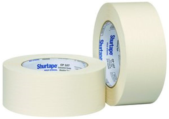 12 Roll Case / $13.99 Rl White Poly Tape 4"x55yds Free Shipping! 