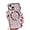 Rose Gold, variant on for iPhone Case,[Compatible with MagSafe] Luxury Bling Glitter Sparkly Leopard Print ElectroPlated Soft Shockproof Phone Case (Blue,iPhone 12 Pro Max)