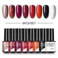 thumbnail image 1 of ROSALIND Gelish Kit esmaltes de uñas en gel 8PCS Barniz semipermanente Esmalte en gel híbrido Soak Off Gel UV para diseño de uñas, 1 of 4