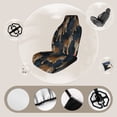 thumbnail image 3 of Dark Blue Tiger Fabric Print Car Seat Covers Front Seats Universal Fit for Cars SUV Truck Auto Interior Accessories, 3 of 3