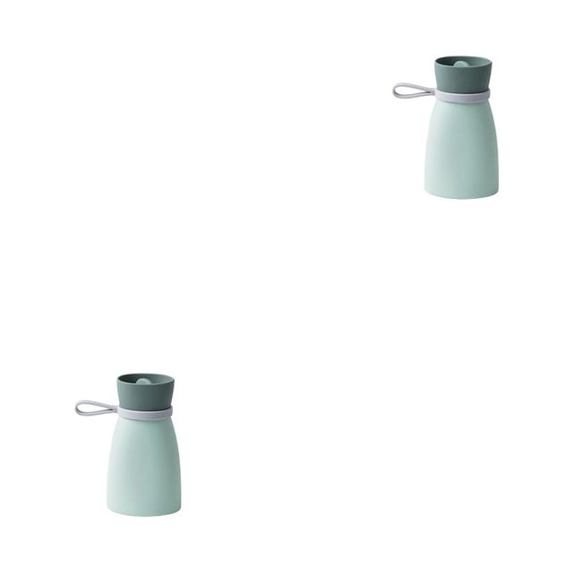 Bolsa de agua caliente Bewildely de silicona recargable Verde S 2Conjunto
