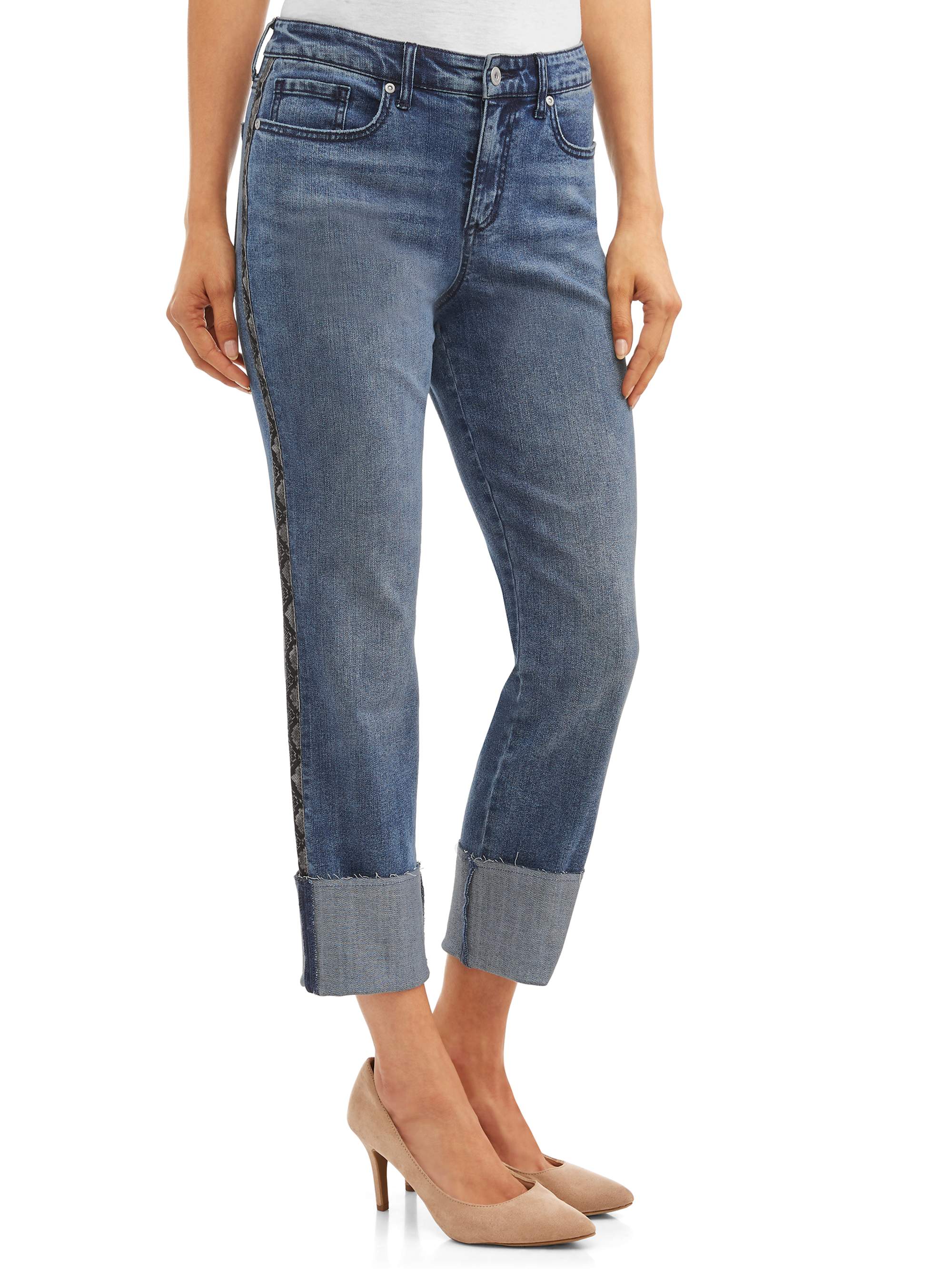 Sofia Vergara Sofia Jeans by Sofia Vergara Veronica Destructed Cuffed