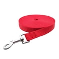 thumbnail image 3 of Correa de entrenamiento de nailon para perros pequeños, medianos y grandes, correa de 15 pies de largo para perro/cachorro para entrenamiento de recuperación de obediencia (15 pies, rojo), 3 of 5