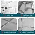 thumbnail image 3 of 200 Pcs Horseshoe Shims Plastic Shims U Shaped for Leveling, 1/4 Inch, 3/16 Inch, 1/8, 1/16, Black, Yellow, Red, Blue, 3 of 7