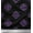 Amethyst, variant on Soimoi Black Cotton Duck Fabric Leaves & Buds Floral Print Fabric by the Yard 42 Inch Wide
