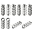 thumbnail image 1 of Unique Bargains Adaptateurs de Filetage Manchon Réducteur Écrou 10 Pcs M4x0.7 Mâle à M2x0.4 Femelle Réparation Insert Écrou 10mm, 1 of 7