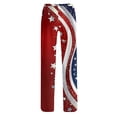 thumbnail image 3 of Womens Pajama Pants 250th Anniversary USA Flag Graphic Pajama Bottoms 4th of July Lightweight Wide Leg Drawstring Pajama Lounge Pants, 3 of 3