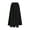 Black, variant on Maxi Skirts Cotton Linen Bohe Beach Flowy Long Skirt A-Line Elastic High Waist High Waisted Ruffle Tiered Summer Outfit