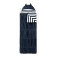 thumbnail image 2 of Chic Home Frankie 1-Piece Ruffled Sleeping Bag, 32 x 75, Navy, 2 of 3
