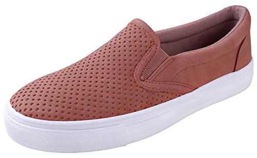 Soda shoes women/'s Traceur À Enfiler Semelle Blanc Chaussures Mauve Blush