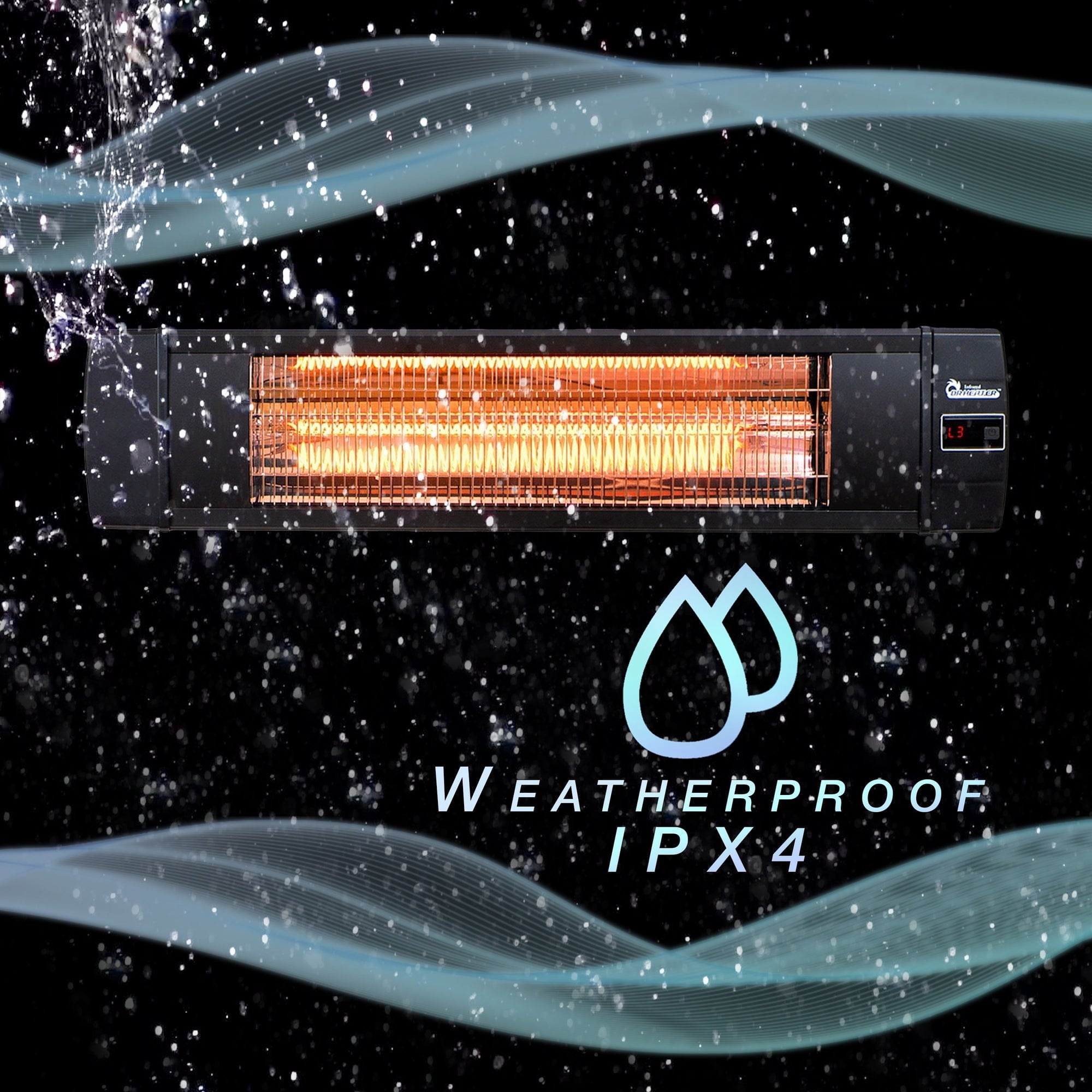 Dr Infrared Heater DR-238 Indoor Outdoor Patio Heater with Remote, 1500W -  Walmart.com