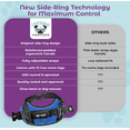 thumbnail image 3 of Side Ring No Pull Joyride Dog Harness - No Choke, Escape Proof, Reflective, 3 Leash Clips, Comfortable Fit Pet Vest - Easy Walks & Training - for Medium & Large Dogs(Green), 3 of 4