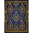 Blue, Pattern 18, variant on ODIKA 4'x6' Machine Washable Non-Slip Area Rug, Oriental Black High Traffic Rug, Black, 1167820