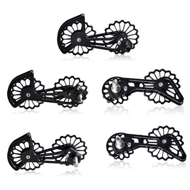 Galet de Dérailleur Arrière de Vélo de Route VTT Roulement de Bicyclette 13T 17T Roue de Guidage Vélo d'Extérieur de Remplacement pour Shimano R6700 R6770 R6800 R6870 SD1