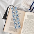 thumbnail image 4 of Kdxio Marine Animals Print Metal Tassel Bookmarks,Perfect Gift for Art Lovers and Bookworms Metal Bookmarks for Women, 4 of 8