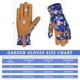 thumbnail image 4 of HOMEIORA 1 Pair Leather Gardening Gloves for Women - Working Gloves for Weeding, Digging, Planting, Raking and Pruning, M, 4 of 7