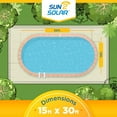 thumbnail image 6 of Sun2Solar Oval 1600 Series Blue Swimming Pool Solar Cover with 6-Pack Grommets, 15' x 30', 6 of 7