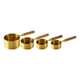 thumbnail image 1 of Juego de 4 cucharas medidoras, cuchara medidora, mango de madera, portátil, regalo, antiescaldaduras. oro, 1 of 9