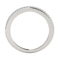 thumbnail image 4 of Mauli Jewels 0.14 Carat Diamond Wedding Band for Women in 4-Prong 14K Solid White Gold, 4 of 7