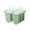 Green, variant on Popsicle MouldPopsicle Maker PopsicleMolds 6 Pieces Silicone IcePopMolds BPA Free PopsicleMold Reusable Easy Release IcePopMake