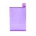 thumbnail image 1 of A6 Paper Cup Botlte Flat Water Bottle Portable Drinks Notebook Bottle (Purple), 1 of 6