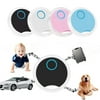 Riloer 4 Pack Smart Key Finder Locator, GPS Tracking Device for Kids Pets Keychain Wallet Luggage Anti-Lost Reminder Tag Selfie Shutter (Black)