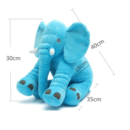 Stuffed Animal Soft Cushion Baby Sleeping Soft Pillow Elephant Plush Cute Toy for Kids Birthday Christmas (Best Gift For 1 Year Baby)