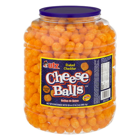 Utz Cheese Balls 35 oz. Barrel (Best Cheese Ball Ever)
