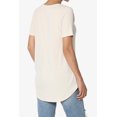 thumbnail image 4 of TheMogan Women's PLUS Basic Crew Neck Round Hem Short Sleeve Draped Jersey Tee, 4 of 6