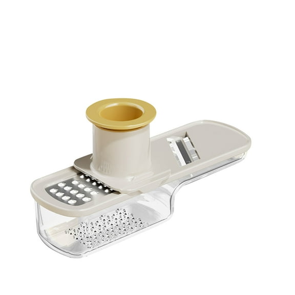 Multi-Functional Vegetable Mandoline Slicer Chopper Grinder With Stainless Steel Blades Safety Hand Guards And Food Grade Body Ideal For Home Chefs Cooking Enthusiasts