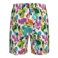 thumbnail image 6 of Naloa Watercolor Flowers Men's Beach Shorts, Surfing shorts, Swim trunks, Quick Dry Swim Trunks for Surfing Beach Fun - X-Large, 6 of 9