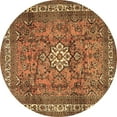 thumbnail image 1 of Ahgly Company Indoor Round Persian Brown Traditional Area Rugs, 5' Round, 1 of 4
