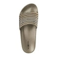 thumbnail image 3 of Roxoni Women's Flat Slide Sandals with Pearl Detail Strap, Indoor/Outdoor -sizes 6 to 11 -style #3102, 3 of 7