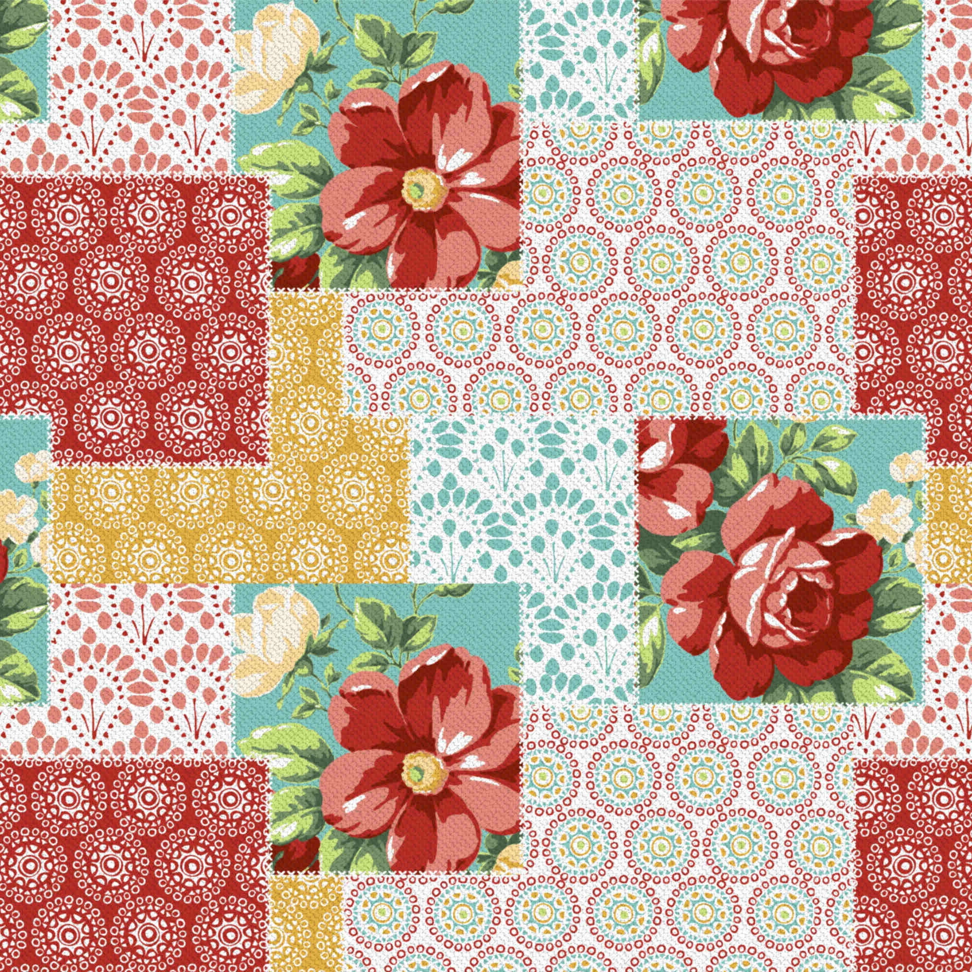 Download The Pioneer Woman Pw Fq Vintage Floral Patch - Walmart.com - Walmart.com
