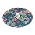 thumbnail image 2 of Bingfone Christmas Tree Skirt Mat Christmas Decoration Interior 30" -Colorful Flowers, 2 of 6