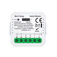 thumbnail image 2 of Tuya ZigBee Push Button Normal Switch Module Home Electrical Appliance 2 Gang Switch Control Module Mobilephone APP Remotely Control Compatible Alexa  Home Voice Control Needs to, 2 of 7