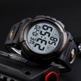 thumbnail image 4 of SKMEI Men's Digital Watch, Round Sport Watch with Stopwatch Alarm Date and EL Backlight, PU band, 5ATM Water Resistant, 4 of 4