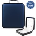 thumbnail image 1 of CD Carrying Case Portable 320-Capacity Heavy Duty CD Storage Case CD Organizer, 1 of 10