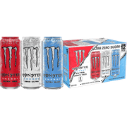 Monster Energy, Ultra VP 3, Red, White, Blue, 16 fl oz 12 Pk (Walmart Exclusive)