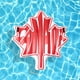 thumbnail image 5 of Cama Flotante De Agua Colchón inflable del aire de la piscina del doble de la nadada del PVC de la forma de la hoja de arce de la cama del flotador del agua Tmvgtek Para Estrenar, 5 of 9