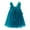 Blue, variant on Pejock 6M-5 Years Baby Girls Layered Tulle Tutu Dress Toddler Kids Baby Girls Cute Summer Mesh Elegant Flower Suspenders Dress Skirt